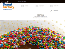 Tablet Screenshot of donutfactory.com.co